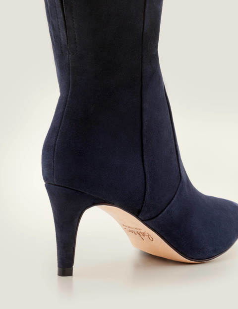 Kenton Knee High Boots - Navy Kenton Knee High Boots - Navy
