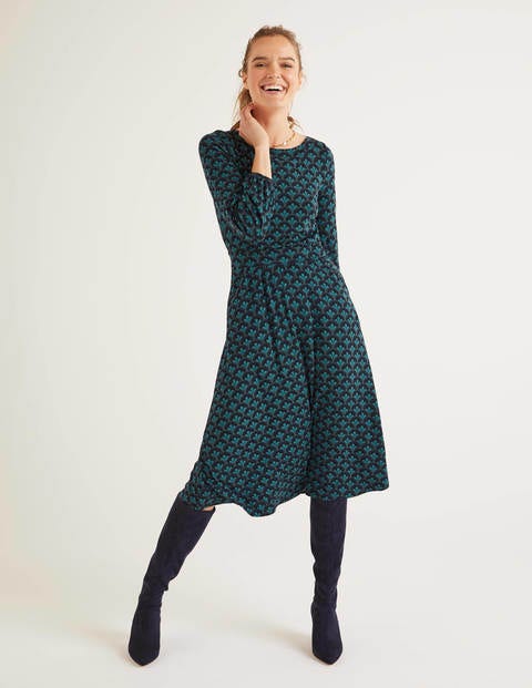 Kenton Knee High Boots - Navy Kenton Knee High Boots - Navy