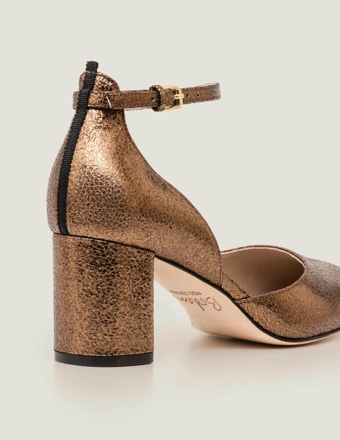 Yasmin Mid Heels - Bronze Metallic Yasmin Mid Heels - Bronze Metallic