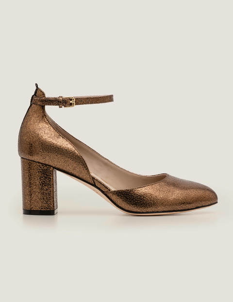 Yasmin Mid Heels - Bronze Metallic Yasmin Mid Heels - Bronze Metallic