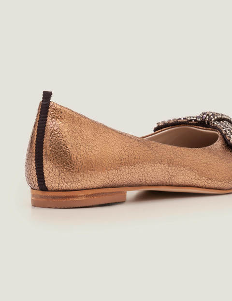 Adelaide Jewelled Flats - Bronze Metallic Adelaide Jewelled Flats - Bronze Metallic