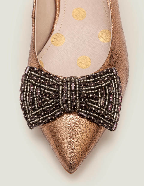 Adelaide Jewelled Flats - Bronze Metallic Adelaide Jewelled Flats - Bronze Metallic