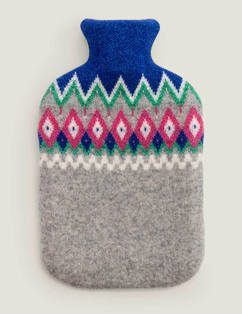 Gifting Hot Water Bottle - Multi Fair Isle Gifting Hot Water Bottle - Multi Fair Isle