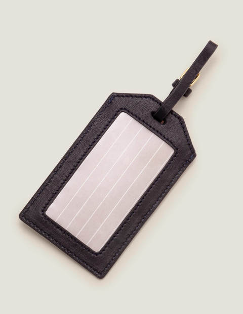 Gepäckanhänger Aus Leder - Signalrot/Navy Gepäckanhänger Aus Leder - Signalrot/Navy
