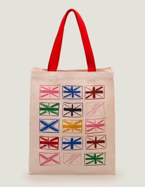 Printed Tote Bag - Multi Union Jack Printed Tote Bag - Multi Union Jack
