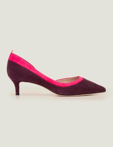 Bryony Pumps mit Pfennigabsatz - Feige/Englische Beere Bryony Pumps mit Pfennigabsatz - Feige/Englische Beere