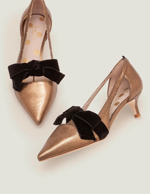 Robyn Kitten Heels - Bronze Metallic Robyn Kitten Heels - Bronze Metallic