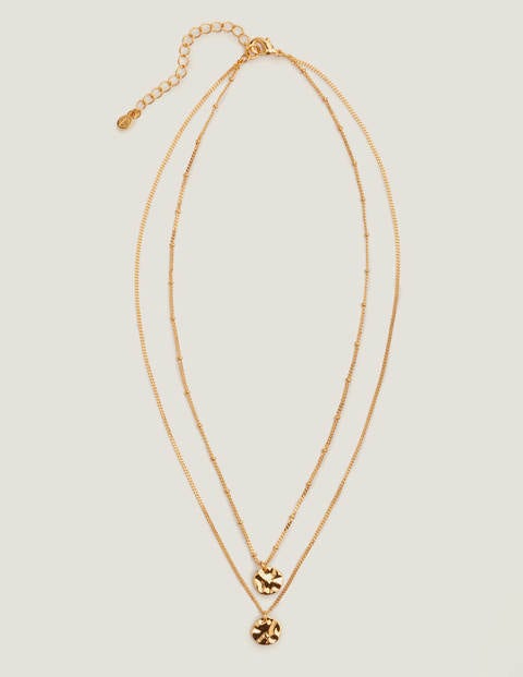 Delicate Layered Necklace - Gold