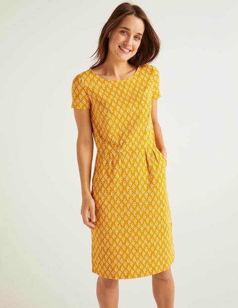 Phoebe Jersey Dress - Tuscan Sun, Grape Geo Phoebe Jersey Dress - Tuscan Sun, Grape Geo