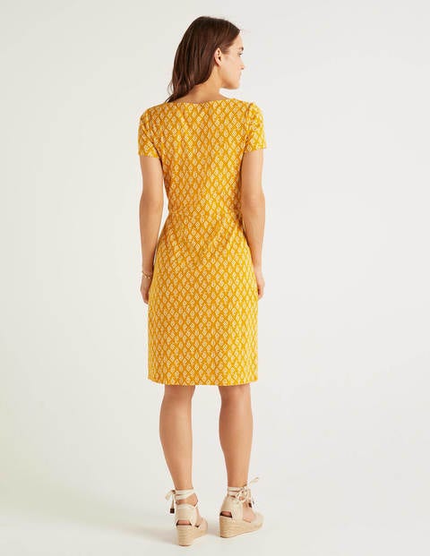 Phoebe Jersey Dress - Tuscan Sun, Grape Geo Phoebe Jersey Dress - Tuscan Sun, Grape Geo