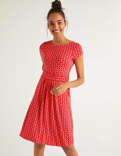 Amelie Jersey Dress - Pink Fizz, Skybird Amelie Jersey Dress - Pink Fizz, Skybird