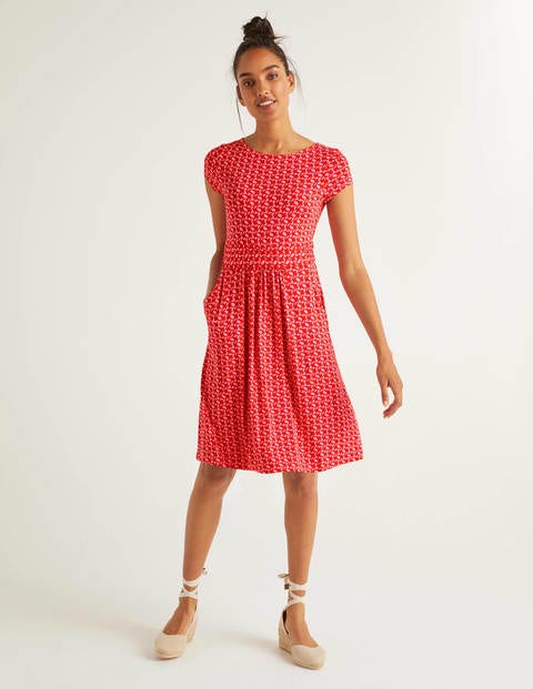 Amelie Jersey Dress - Pink Fizz, Skybird Amelie Jersey Dress - Pink Fizz, Skybird