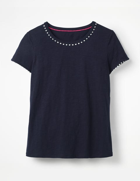 Charlie Jersey T-Shirt - Navy Charlie Jersey T-Shirt - Navy