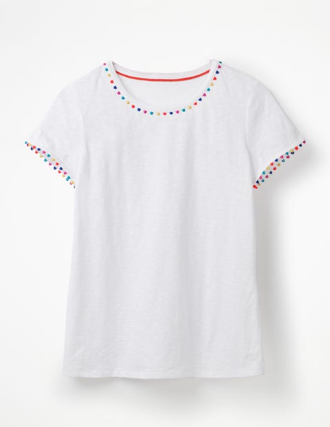 Charlie Jersey T-Shirt - White Charlie Jersey T-Shirt - White