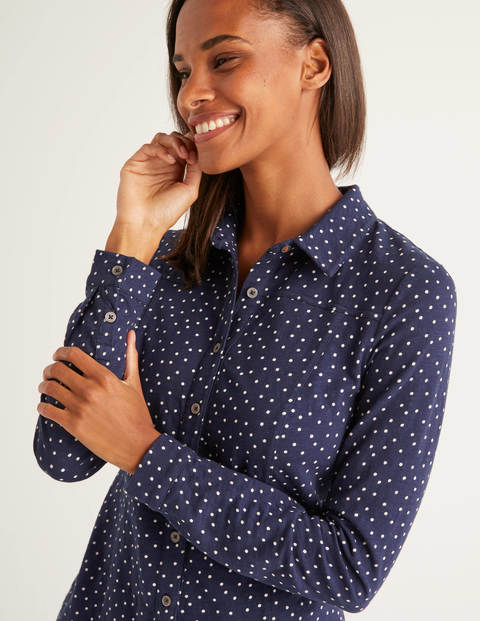 Tara Jerseyoberteil - Navy, Punkte Tara Jerseyoberteil - Navy, Punkte