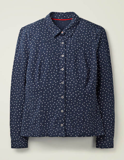 Tara Jerseyoberteil - Navy, Punkte Tara Jerseyoberteil - Navy, Punkte