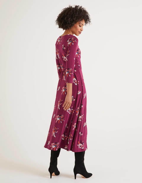 Francesca Jersey Midi Dress - Ruby Ring, Country Posy Francesca Jersey Midi Dress - Ruby Ring, Country Posy