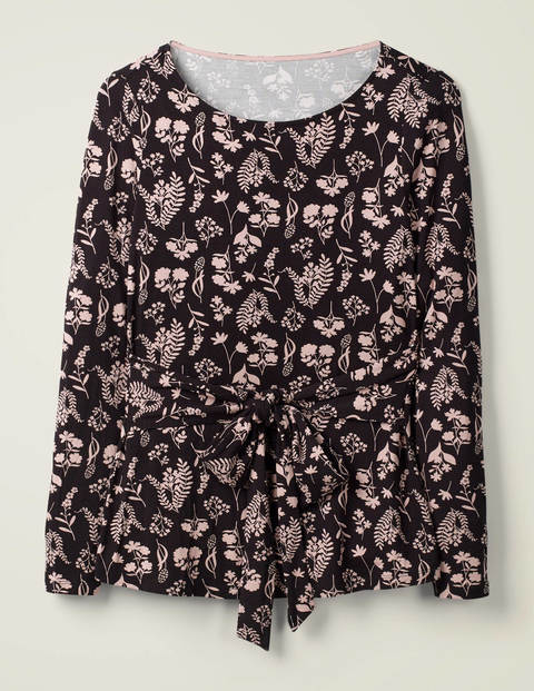 Bernadette Jersey Top - Black, Botany Study Bernadette Jersey Top - Black, Botany Study
