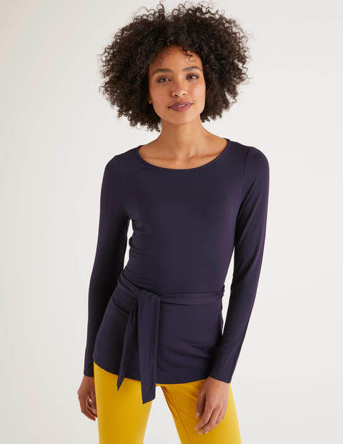 Bernadette Jersey Top - Navy Bernadette Jersey Top - Navy