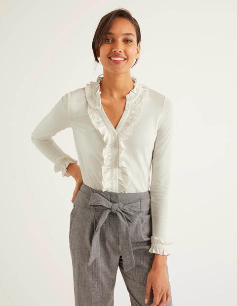 Alberta Jersey Shirt - Ivory Alberta Jersey Shirt - Ivory