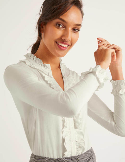 Alberta Jersey Shirt - Ivory Alberta Jersey Shirt - Ivory