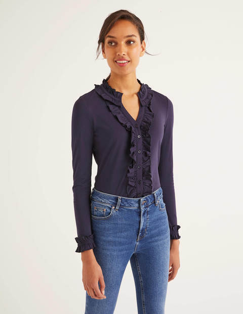 Alberta Jersey Shirt - Navy Alberta Jersey Shirt - Navy