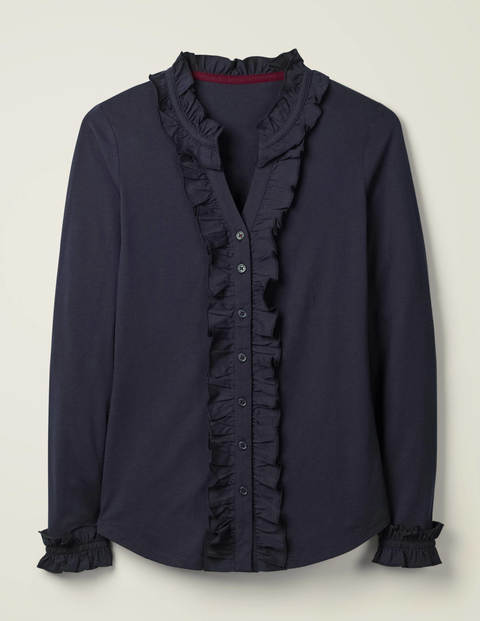 Alberta Jersey Shirt - Navy Alberta Jersey Shirt - Navy