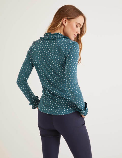 Alberta Jersey Shirt - Baltic, Country Ditsy Alberta Jersey Shirt - Baltic, Country Ditsy