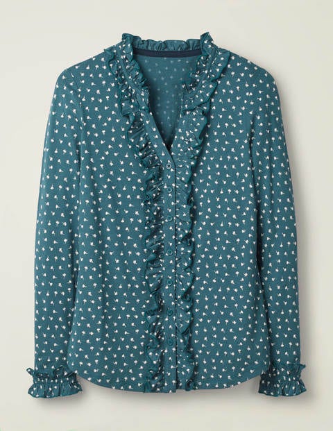 Alberta Jersey Shirt - Baltic, Country Ditsy Alberta Jersey Shirt - Baltic, Country Ditsy