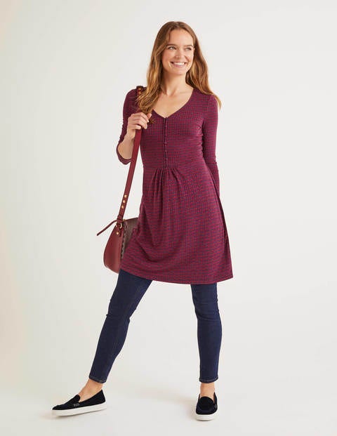 Sabina Jersey Tunic - Ruby Ring, Pear Droplet Sabina Jersey Tunic - Ruby Ring, Pear Droplet