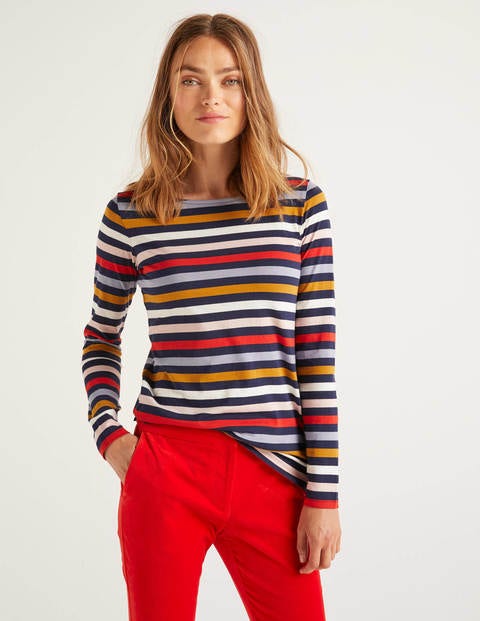 Long Sleeved & Striped Breton Tops | Boden US