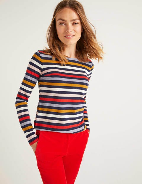 Long Sleeve Breton - River/Trumpet Multi Stripe Long Sleeve Breton - River/Trumpet Multi Stripe