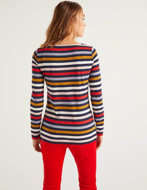 Long Sleeve Breton - River/Trumpet Multi Stripe Long Sleeve Breton - River/Trumpet Multi Stripe