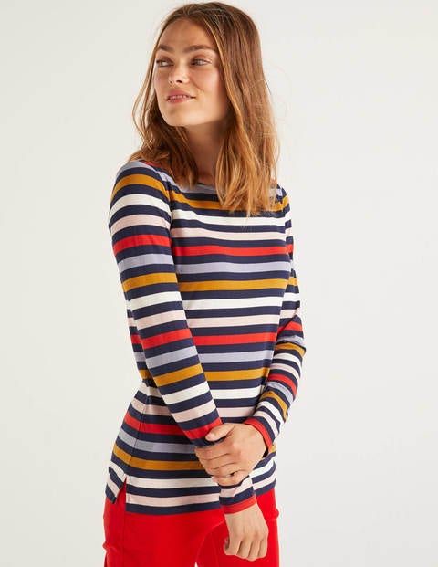 Long Sleeve Breton - River/Trumpet Multi Stripe Long Sleeve Breton - River/Trumpet Multi Stripe