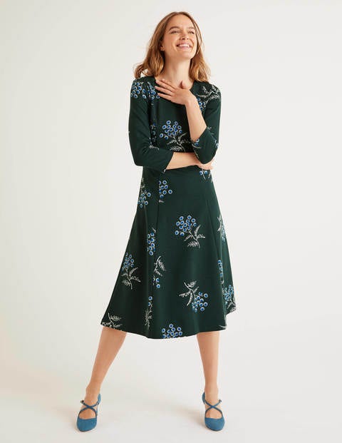 Nancy Ponte-Kleid - Mitternachtsgrün, Mädesüß Nancy Ponte-Kleid - Mitternachtsgrün, Mädesüß