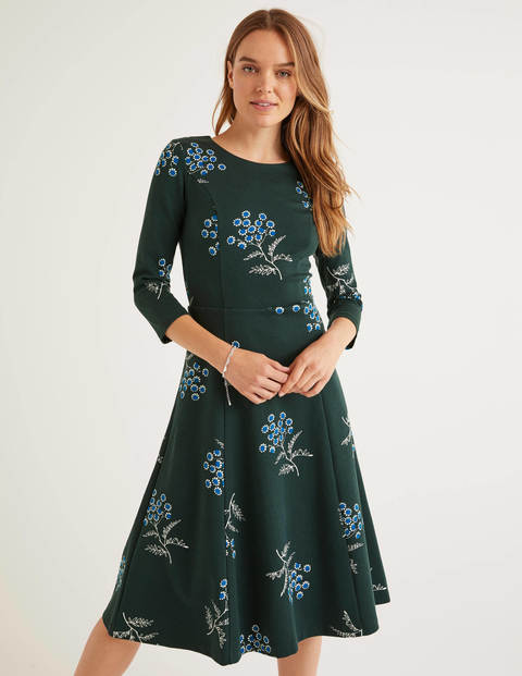 Nancy Ponte-Kleid - Mitternachtsgrün, Mädesüß Nancy Ponte-Kleid - Mitternachtsgrün, Mädesüß