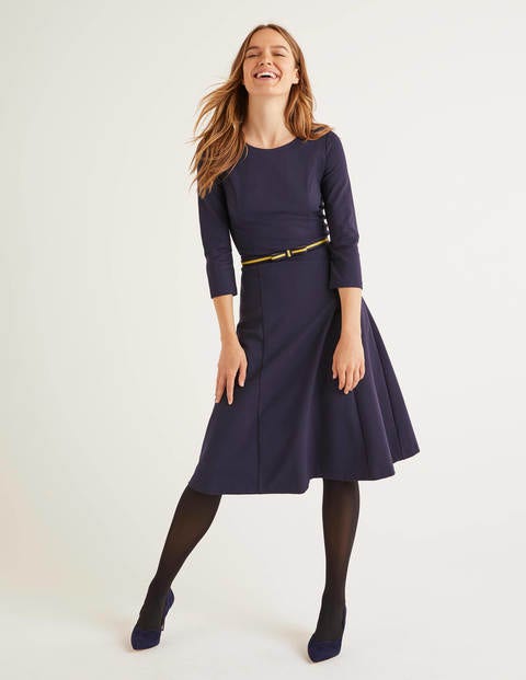 Nancy Ponte Dress - Navy Nancy Ponte Dress - Navy