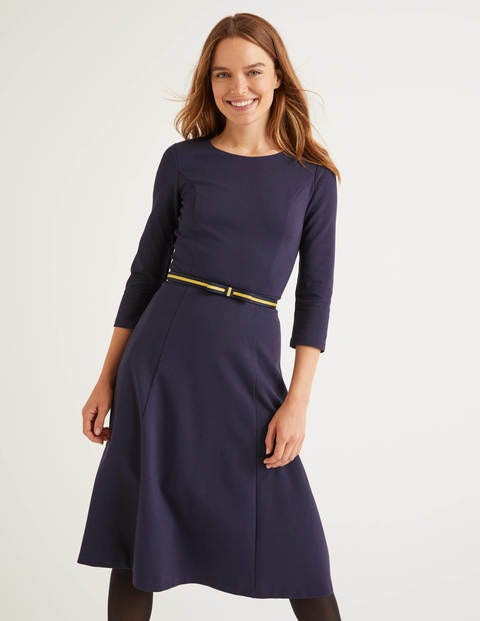 Nancy Ponte Dress - Navy Nancy Ponte Dress - Navy