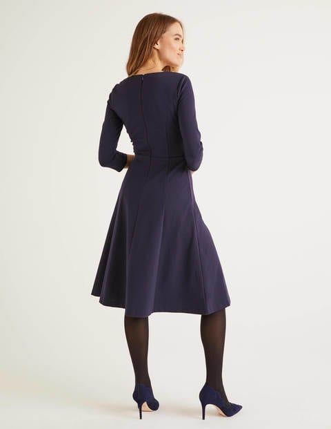 Nancy Ponte Dress - Navy Nancy Ponte Dress - Navy
