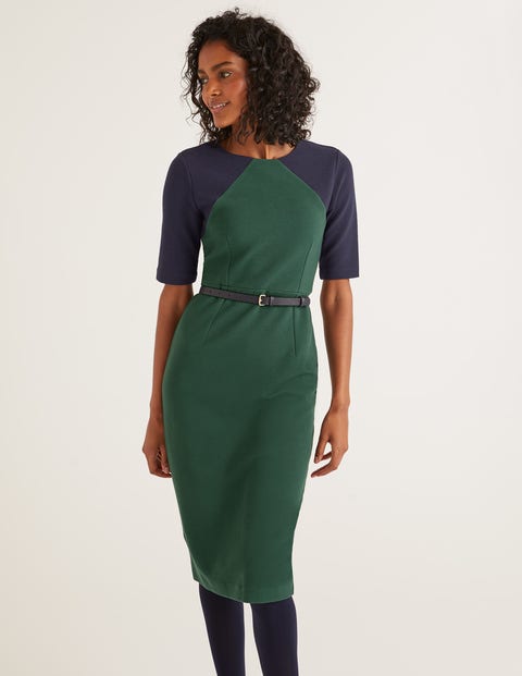 Poppy Ottoman Dress - Midnight Garden/Navy Poppy Ottoman Dress - Midnight Garden/Navy