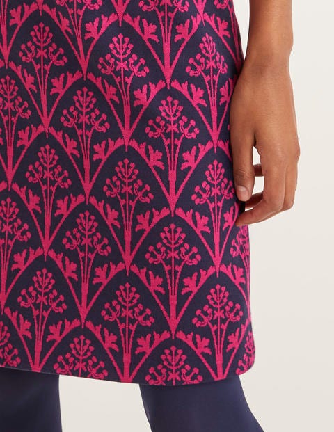Victoria Jacquard Dress - English Berry, Poppyseed Bud Victoria Jacquard Dress - English Berry, Poppyseed Bud