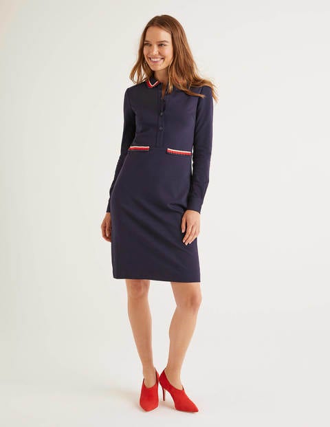 Amber Ponte Dress - Navy Amber Ponte Dress - Navy