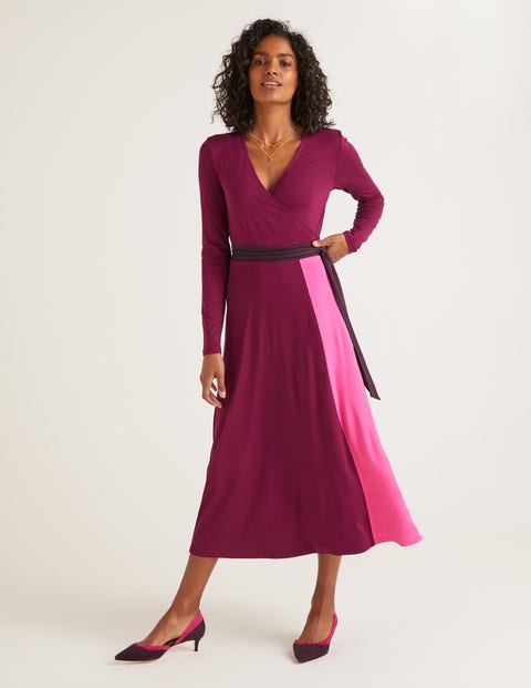 Laurie Jersey Dress - Beetroot Multi Laurie Jersey Dress - Beetroot Multi