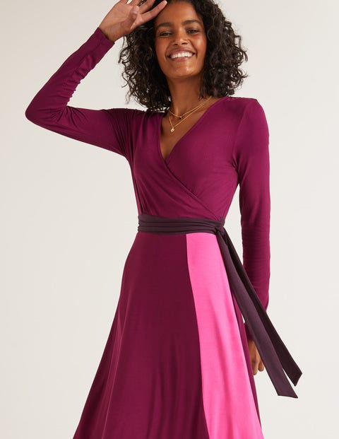 Laurie Jersey Dress - Beetroot Multi Laurie Jersey Dress - Beetroot Multi
