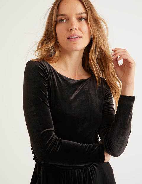 Lois Velvet Dress - Black Lois Velvet Dress - Black