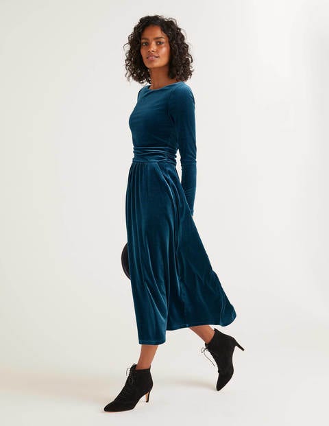 Lois Velvet Dress - Baltic Lois Velvet Dress - Baltic