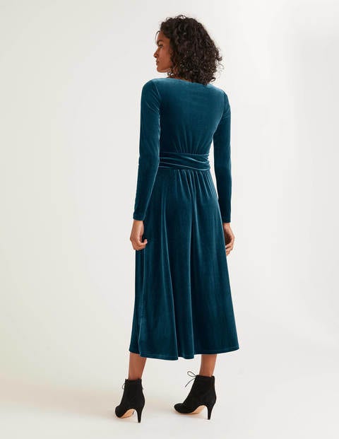 Lois Velvet Dress - Baltic Lois Velvet Dress - Baltic
