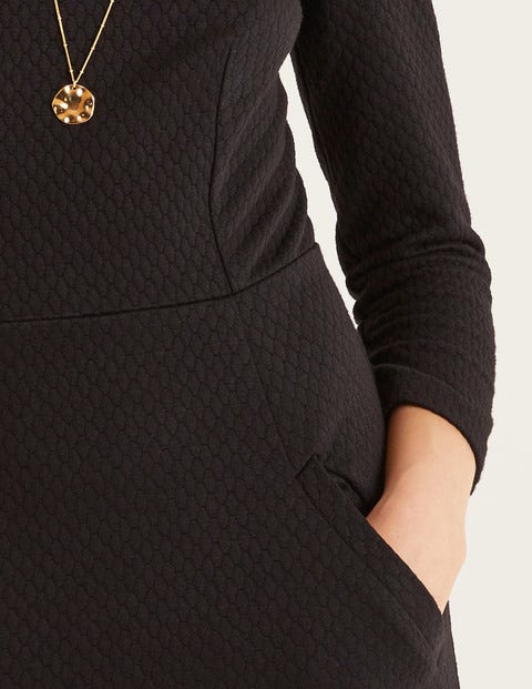 Agnes Jacquard Dress - Black Agnes Jacquard Dress - Black
