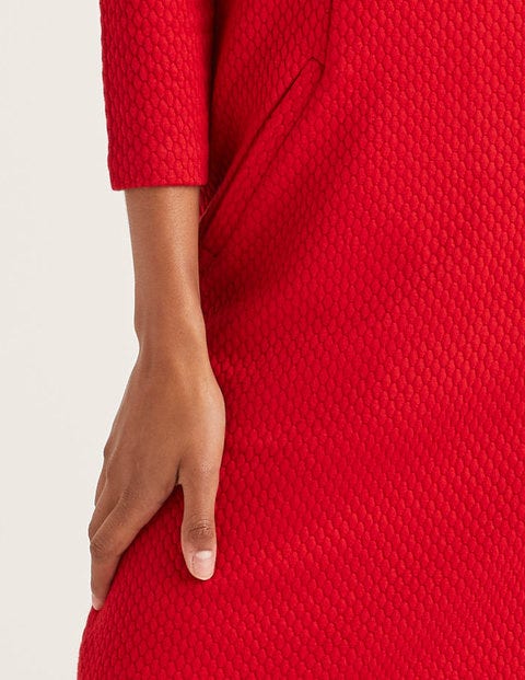 Agnes Jacquard Dress - Poinsettia Agnes Jacquard Dress - Poinsettia