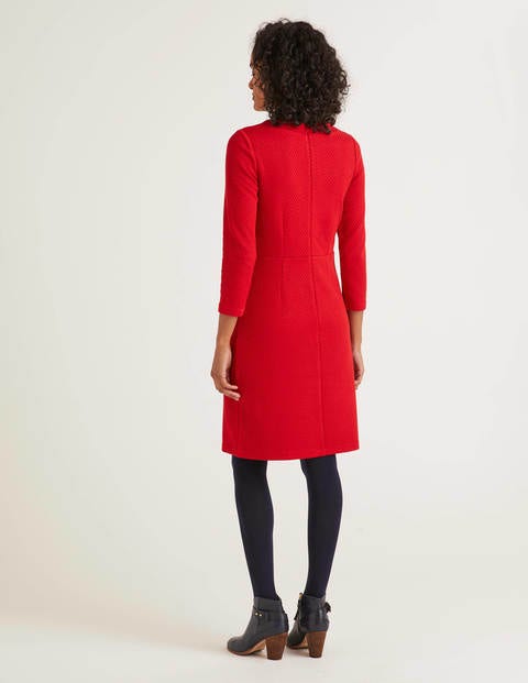 Agnes Jacquard Dress - Poinsettia Agnes Jacquard Dress - Poinsettia